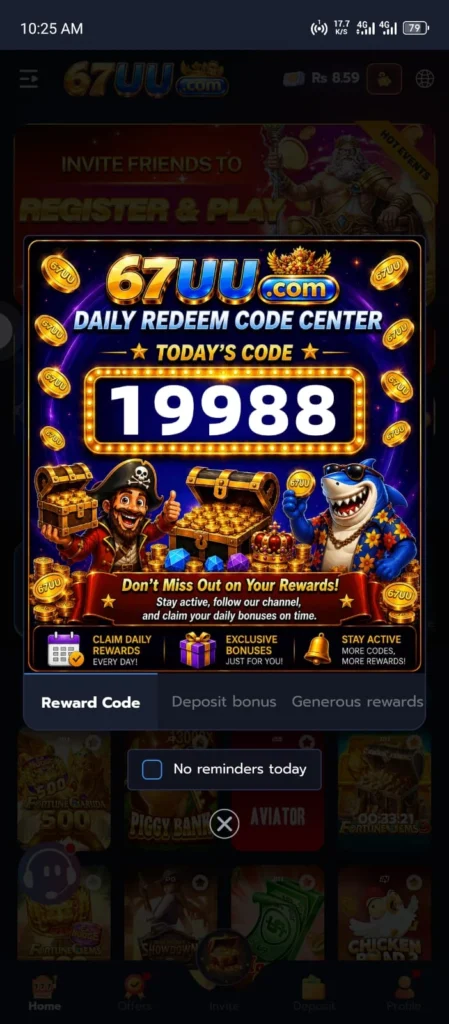 67UU Register and Login